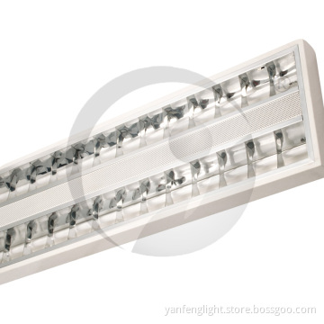 Recessed T5 Louver Lamp Fitting Fixtures